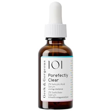 Geek & Gorgeous POREfectly CLEAR - Porenverfeinerndes Serum mit 2% Salicylsäure und Sarkosin - für klarere Haut - für Mischhaut und fettige Haut - 30 ml