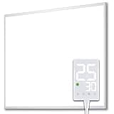Heidenfeld Infrarotheizung HF-HP100-3 | 𝟭𝟬 𝐉𝐀𝐇𝐑𝐄 𝐆𝐀𝐑𝐀𝐍𝐓𝐈𝐄 - 300 Watt - Bis 8 m² - Infrarot Heizkörper - Elektroheizung mit Thermostat - Überhitzungsschutz (HF-HP100-3 300 Watt)