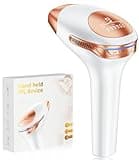 21J IPL Geräte Haarentfernung Laser mit 3 Erweiterte Funktionen, 600-1200NM Effizient IPL Laser Haarentfernung und 9 Energiestufen für Damen/Herren, Gesich, Bikini, Körper, Beine, Achseln
