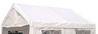 DEGAMO Ersatzdach Dachplane für Profi Partyzelt 3x4 Meter, PVC Weiss 480g/m², incl. Spanngummis …