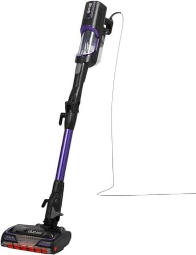 Shark Kabelstaubsauger mit Anti-Hair-Wrap-Technologie, flexibel für die Reinigung unter Möbeln, DuoClean-Staubsauger mit Fugen- und Polsterreinigungs-Aufsatz, 10m Netzkabel, Lila/Schwarz, HZ500EU