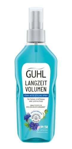 Guhl Föhn-Aktiv Styling Spray - Inhalt: 150 Ml - Aus Der Langzeit Volumen Serie - Haartyp: Fein, Kraftlos Oder Platt - Dermatologisch Bestätigt