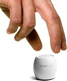 Boompods Zero Talk Mini Bluetooth Lautsprecher mit Amazon Alexa - tragbarer Outdoor Lautsprecher, IPX6 wasserdicht, 5 Std Spielzeit und Mikrofon, Musikbox klein für Handy, Dusche, Reisen - Weiß