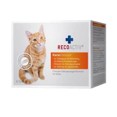 RECOACTIV Nieren Tonicum f.Katzen Kurpackung 3X90 ml