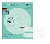 APRICOT „Scar, scar away“ Narben Pad I Wiederverwendbare Narbenpflaster mit Bio Aloe-Vera I Silikonpflaster für die Narbenpflege nach Kaiserschnitt, Blinddarm OP, allgemeine Wundheilung I 2 Stk