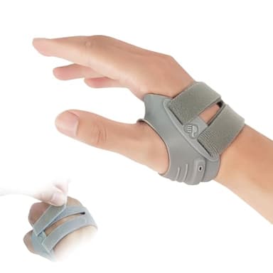 Wepai CMC Daumenbandage,Orthese Daumensattelgelenk,Daumenorthese Bei Arthrose Daumenbasis,Gelenkinstabilität,Sehnenscheidenentzündung und Daumens Positionieren zur Schmerzlinderung (Linke Hand, S)