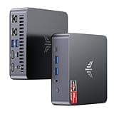 NiPoGi AM21 Mini PC АMD Ryzen 9 6900HX(8C/16T,bis zu 4,9 GHz),Mini Desktop Computer 16GB DDR5 512GB M.2 NVMe SSD Max.4TB,Mini-PC mit АMD Radeon 680M/USB4/4K Quad Displays/WiFi6 Dual LAN/BT5.2