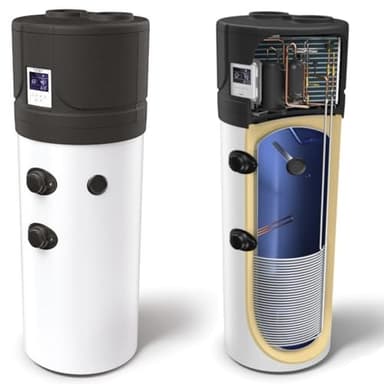 Luft-Wasser Wärmepumpe für Brauchwasser 260Liter Brauchwasserwärmepumpe/Trinkwasser ohne Wärmetauscher Tesy HPWH 2.1