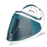 Tristan Auron Dampfbügelstation Elite8-2400 W 400g Dampfstoß | 8 bar Dampfdruck variabler Dampf bis 155 g/min I 1,8 L Wassertank Abschaltautomatik | Vertikale Dampffunktion | Keramiksohle (Blau)
