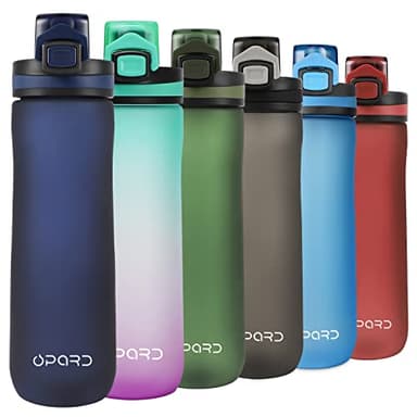 Opard Trinkflasche Kinder Auslaufsicher 0,6L/0.9L, 0,7L/1L (mit strohhalm), Sport Trinkflasche Schule, Gym, Fitnesss, Fahrrad - Wasserflasche 600ml mit deckel, Inbegriffenes Filter, BPA-Frei