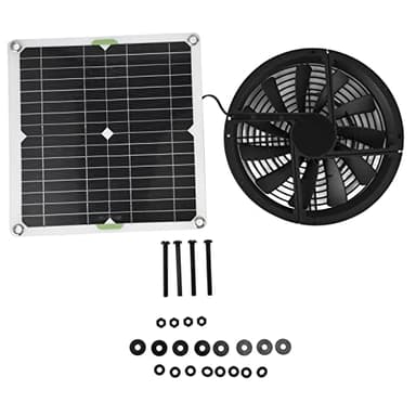 Ventilator-Kit 100W, Hohe Conversion-Rate Solar Gewächshaus Ventilator, Luft, Externe Anwendungen, ca. 25 X 25 Cm