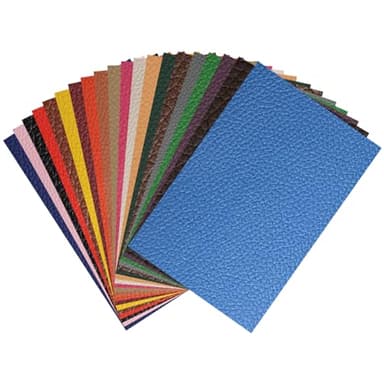 Leder Reparatur Kit - 20 Selbstklebende Lederflicken, für Sofas, Autositze, Taschen - 20 x 30cm