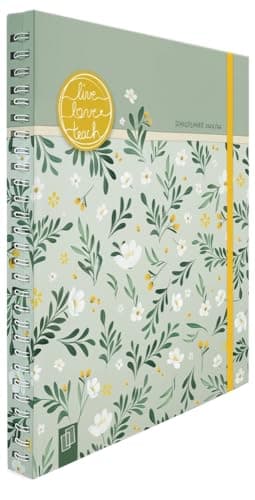 Mein Lehrerplaner A4+ – Ringbindung – Lehrerkalender für das Schuljahr 2025/2026 – Sommerblüte: Schulplaner für Lehrerinnen und Lehrer (live – love – teach)