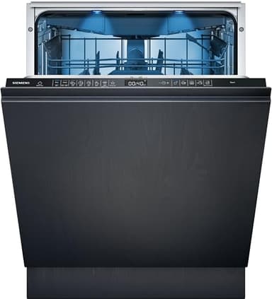 Siemens SX65ZX07CE, iQ500 Smarter Geschirrspüler Vollintegriert, XXL, Besteckschublade, Made in Germany, Zeolith Trocknung, Extra leise, aquaStop, varioSpeed Kurzprogramm, mit Innenbeleuchtung