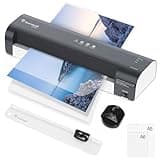 Bonsaii A3 Laminiergerät, staufreie Technologie, 5-in-1 Set mit 10 A5/A6 Folien, Papierschneider & Eckenabrunder, NTC-Temperaturregelung, bis 330 mm, Laminieren für Zuhause, Büro & Schule (L318-A)
