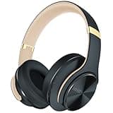 DOQAUS Bluetooth Kopfhörer Over Ear, Bis zu 90 Std Kabellose Kopfhörer mit 3 EQ-Modi, HiFi Stereo Faltbare Headset mit Mikrofon, weiche Ohrpolster für iPhone/ipad/Android/Laptops (Asphaltgrau)