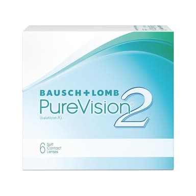 PureVision 2 Monatslinsen | Bausch + Lomb | Sphärisch | 6 Linsen | BC 8.60 mm | DIA 14.0 | -3.25 Dioptrien