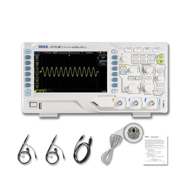 RIGOL Oszilloskop,DS1202Z-E Labor-Oszilloskop,200MHz, 2 Analogkanäle+EXT, 7-Zoll TFT-Display,Unterstützt Wellenformaufzeichnung und -wiedergabe.,Für Entwicklung,Reparatur und Laborschulungen