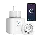 ZigBee Smart Steckdose 16A, 3680W Alexa Steckdose mit Fernbedienung/Sprachsteuerung, Intelligente Steckdose misst den Stromverbrauch, Steckdose Kompatibel mit Alexa&Google Home. Hub Required. 1 Pack