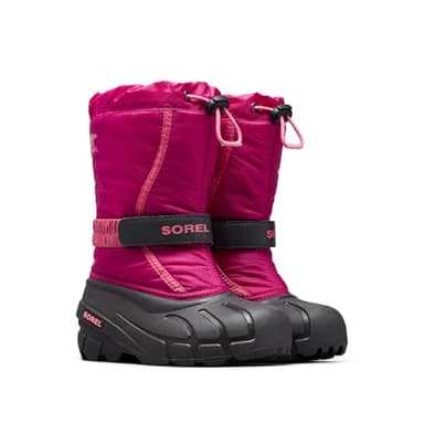 Sorel Flurry Boot Schneestiefel, Deep Blush, Tropic Pink, 33 EU