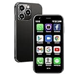 Hipipooo Mini-Telefon, 3G Smartphone, 3 Zoll 1000 mAh Android 8.1 Backup-Smartphone, 2 GB + 16 GB(XS15-Schwarz)