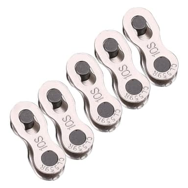 Fahrrad Kettenschloss 10fach, 10 Stück Fahrrad Kettenglied Wiederverwendbare Kettenglieder Stahl Fahrradkette Kettenverschluss, für Mountainbike Rennrad Kette