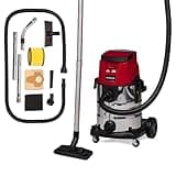 Einhell Akku-Nass-Trockensauger TE-VC 36/25 Li S-Solo Power X-Change (Li-Ion, 36 V, ECO/BOOST-Mode, 150 mbar Saugleistung, Edelstahlbehälter 25l, ohne Akku und Ladegerät), Black / Red