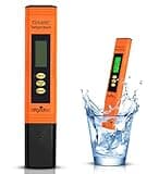 Offgridtec TDS- und EC-Leitwertmessgerät für Trinkwasser und Aquarium, 4 Modi, Automatische Abschaltung, LED-Anzeige, Präziser und Zuverlässiger Wassertester