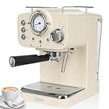 Zilan Espressomaschine Siebträger mit Milchaufschäumer | 15 Bar | Siebträgermaschine | Cappuccino Maschine | Siebträger Kaffeemaschine | Espresso Maschine | Cappuccino Maschine | Kaffee Maschine