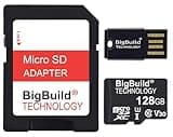eMemoryCards 128GB ultraschnelle 100MB/s U3 microSDXC Speicherkarte Kompatibel mit für Amazon Fire 7, 8 10, Plus, Kids Edition, HD Edition Tablet