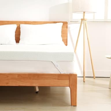 EGO Home Topper 140x200cm mit Gelschaum, Öko-Tex-Zertifiziert, 9cm Höhe Gel Topper 140x200, H2 Weiche Memory Foam mit Grüntee-Extrakt, für Boxspringbett, Schlafsofa,Abnehmbaren und Waschbaren Bezug