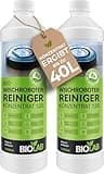 BIOLAB Bio Wischroboter Reinigungsmittel (2 x 1000 ml) Bodenreiniger Konzentrat 1:20, auch für Saugroboter mit Wischfunktion - passend für Ecovacs Deebot, Roborock, iRobot, Dreame, eufy, etc.