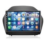 CAMECHO Android 13 Autoradio mit Navi für Hyundai IX35 2010-2015,10 Zoll Doppel Din Auto Radio Touch Display mit Bluetooth FM/RDS Mirror Link WiFi SWC+Rückfahrkamera