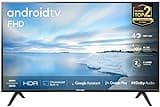 TCL 40ES561 LED Fernseher 100 cm (40 Zoll) Smart TV (Full HD, Triple Tuner, Android TV, Prime Video, HDR, Micro Dimming, Dolby Audio, Google Assistant) schwarz
