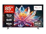 TCL 85T6C 85 Zoll QLED 4K HDR Fernseher, Smart Fire TV mit Dolby Vision & Atmos, HDR10+, Sprachbefehl Funktion & Ask Alexa