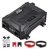DATOUBOSS Wechselrichter 12v auf 230v Reiner Sinus 2000W/4000W, Wechselrichter 2000w, Spannungswandler 12v 230v 2000w mit 2 EU Steckdosen, USB/USB-C Ausgang und LCD-Anzeige für Wohnmobil, LKW