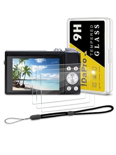 iDaPro G7 X III Displayschutz schutzfolie für Canon Powershot G7X Mark III/V1+[1Pcs] Handschlaufe,schutzglas,Hartglas,9H Härte Glas,Kratzfest,Blasenschutz,Anti-Fingerabdruck,Einfache Installation