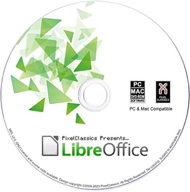LibreOffice 2026 Kompatibel mit Microsoft Office 2024 365 Professional Plus 2021 Home and Student Family Word Excel PowerPoint & Adobe PDF Lebenslange Lizenz Software-Disc für Windows-PC und Mac