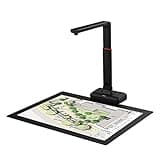 Viisan S21 A2 Overhead-Scanner für Großformatige Dokumenten & Bücher bis DIN-A2. Auflösung bis 23MP. Buch-Doppelseiten Glätten & Aufteilen, Auto-Scannen. OCR Texterkennung. Twain. Windows & Mac