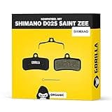 Performance Bremsbeläge für Shimano D02S D03S Saint BR-MT420 SLX Bremsanlagen I Organisch I 1 Paar I Starke Bremskraft & langlebig I Gorilla Bikes Scheibenbremsbeläge für MTB & E-Bikes