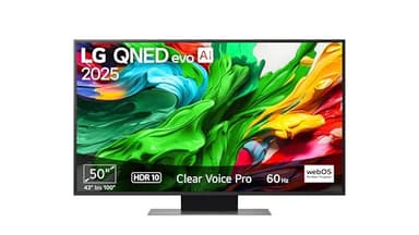 LG 50QNED86A6C TV 50 Zoll (127 cm) 4K QNED evo AI TV (α7 Gen8 4K AI Prozessor, webOS 25, 60Hz) [Modelljahr 2025]