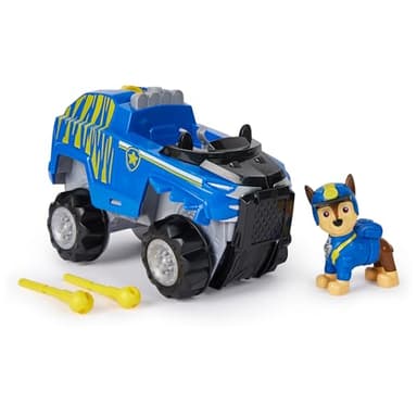 PAW PATROL Jungle Pups - Tiger-Fahrzeug mit Chase-Figur (Basis Fahrzeug), Spielzeug für Kinder ab 3 Jahren