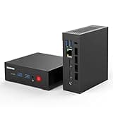 SOAYAN Mini PC N2, Alder Lake-N100 (bis zu 3,4 GHz), 16GB DDR4 500GB SSD Micro Desktop Computer, 4K UHD, WiFi 6, BT5.2, 4K@60HZ UHD Dual Display, für Business, Heimkino