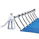 FIVMEN Pool Aufroller Poolabdeckung 1,05-6,15m Aufrollvorrichtung Mobiles für Plane, Premium Aufrollsystem inkl. Bänder Einstellbar Poolaufroller, Typ B