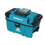 KIESBOHR Werkstatt Akku-Nass-Trockensauger Kompatibel mit Makita 18V Akku, 10L Trocken / 7.5L Nass, 15kPa Saugkraft, HEPA-Filter, Blasfunktion, CSV001 mit 2 m-Schlauch & Zubehör (ohne Akku)
