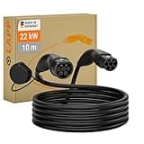 LAPP MOBILITY Typ 2 Ladekabel 22 KW 10m - Ladekabel E Auto 32a 3-Phasig - IP55 geschütztes Ladekabel Mode 3 - Ladekabel Typ 2 mit korrosionsresistenten Steckkontakten - geeignet für PHEV, BEV & EV