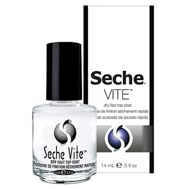 Seche Vite Dry Fast Top Coat Clear, transparent, schnelltrocknender & langanhaltender Nagelüberlack, das Original, 14 ml