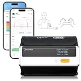 CheckMe Armfit Plus Blutdruckmessgerät Oberarm Bluetooth mit EKG,Analyse des EKG-Berichts,30S Messung von Blutdruck,EKG,Herzfrequenz,Multi User Management,Blutdruck Messgerät mit App für Android/iOS