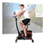 Christopeit Sport Heimtrainer AL 2 S Digital - 24-stufig bis 150 kg Gewicht, 9 kg Magnet-Bremssystem, LCD, Bluetooth - Schwarz