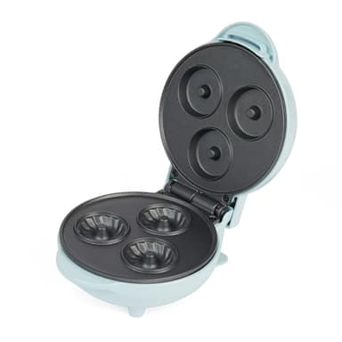 Petra Mini Kuchen Maker, Elektrischer Kuchenbäcker für Gugelhupf & Muffins, Antihaftbeschichtet 12,5cm Backform, Kuchenform für 3 Mini Kuchen, Automatisches Vorheizen, 550W, Pastellblau